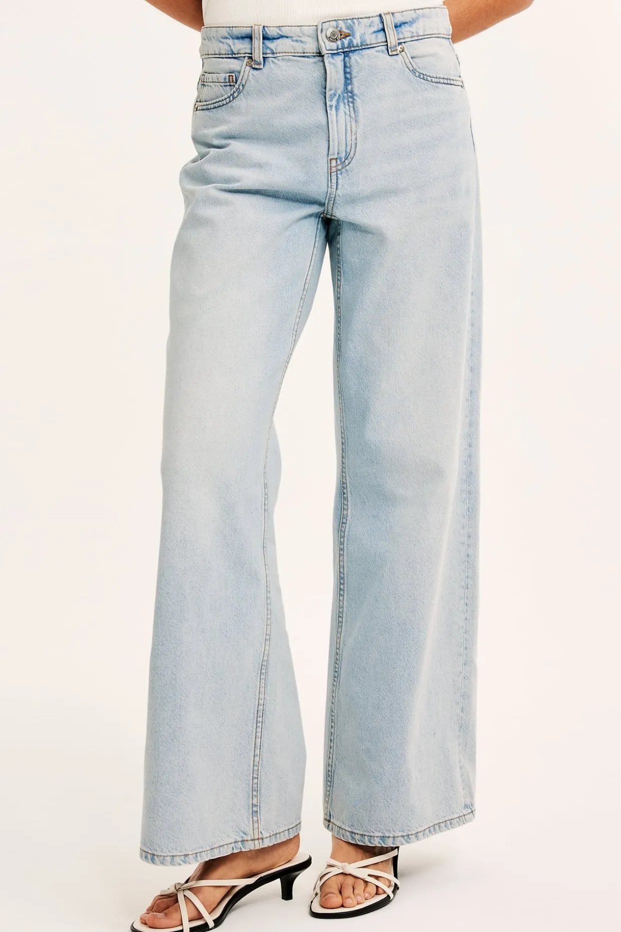 Wide jeans high waist | Lys denim | Dame | Kappahl