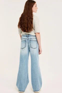 Wide jeans low waist
