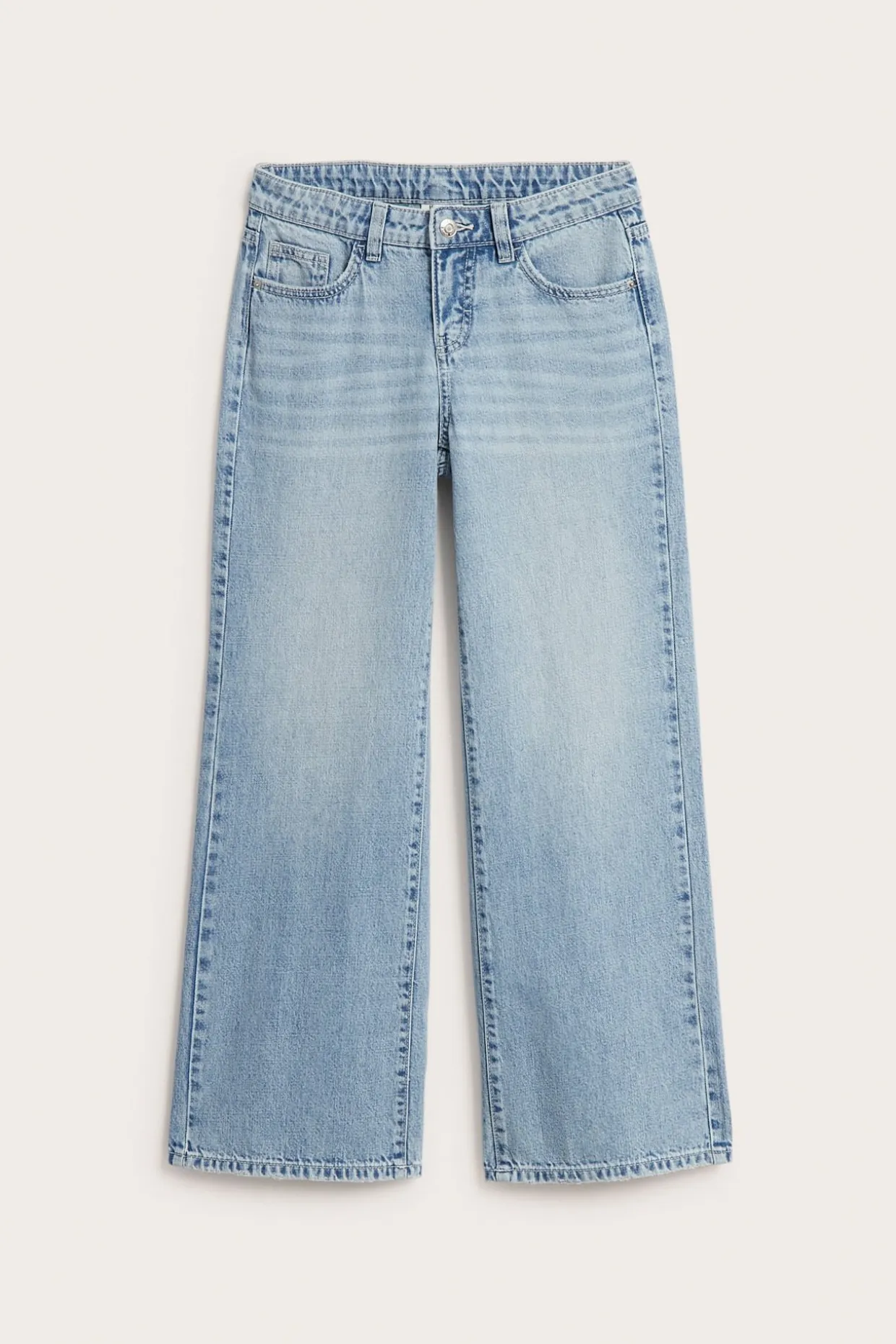 Wide jeans low waist