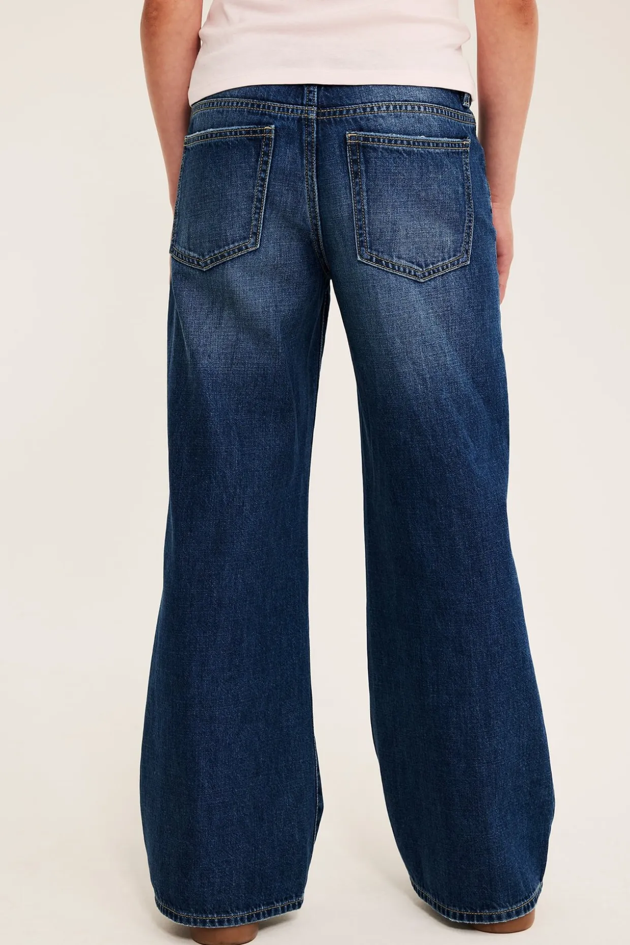 Wide jeans low waist