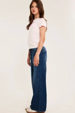 Wide jeans low waist
