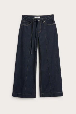 Wide jeans med høy midje