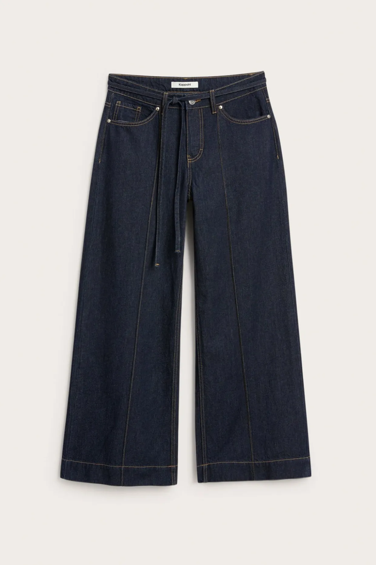 Wide jeans med høy midje