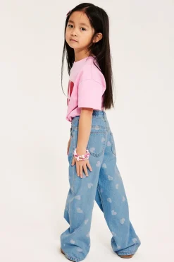 Wide jeans mid waist